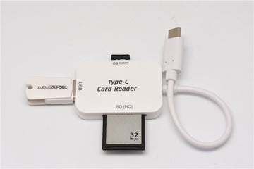 Usb 3.1 Type-c Usb-c Otg Leitor De Cartões+hub